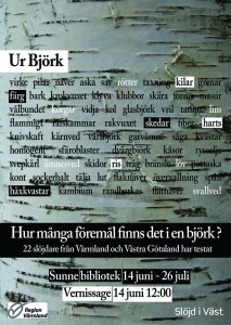 Vernissagekort Sunne Ur Björk