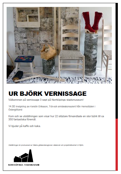 Vernissagekort Ur Björk Norrköping